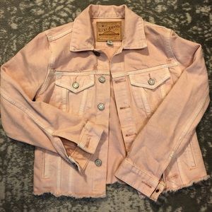 NWOT blush jean jacket
